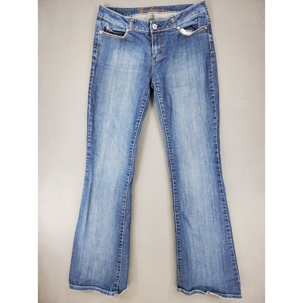 Guess Jeans Venice Bootcut Jeans Womens 29 Blue‎ Mid Rise Stretch Q64BW040